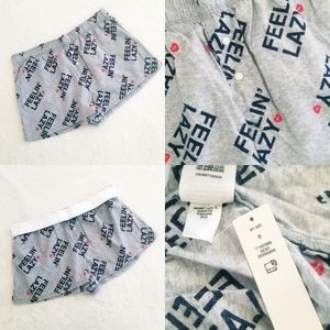 Victoria's Secret PINK Holiday Boxer Pajama Shorts NWT